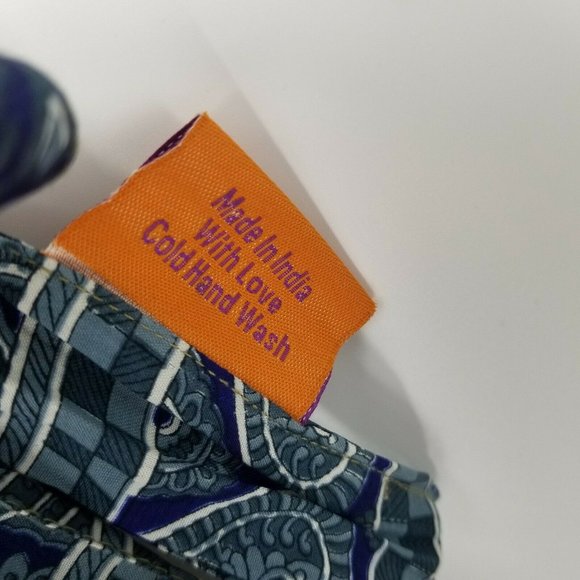 GipSea Styleget Womens Blue Paisley Silk Wrap Convertible Skirt Dress One Size - Picture 11 of 12